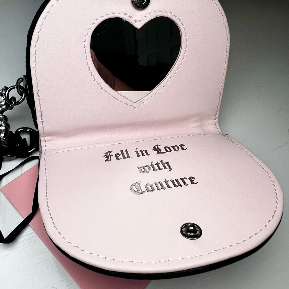 Juicy Couture Wallet "Take The Lead" Half-moon Card Case - Picture 3 of 6